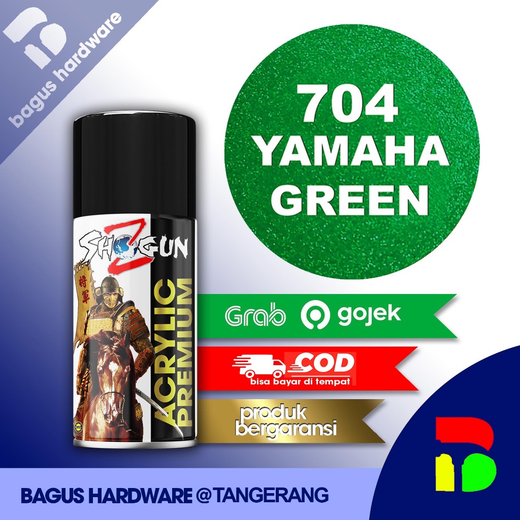 

Cat Semprot Shogun Z Acrylic Premium Yamaha Green 704 Termurah