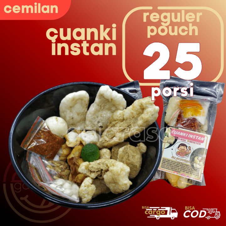 

HARGA RESELLER - 25pcs Cuanki Instan POUCH porsi 1 mangkuk by GaiaRasa