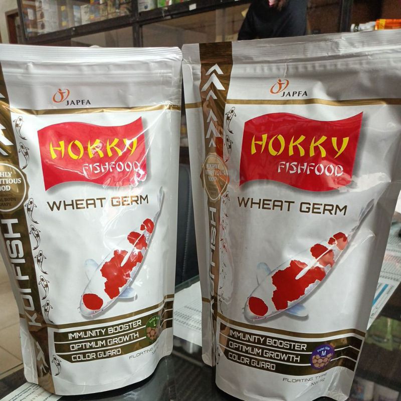 Hokky wheat germ pakan ikan koi