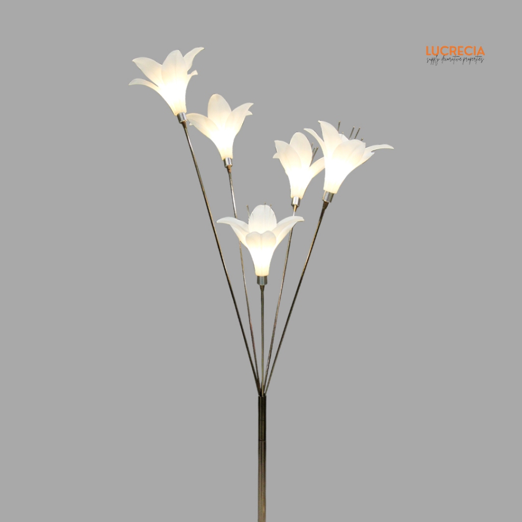 5 LED Tulip Nectar Standing Lampu Bunga Tulip Dekorasi Wedding Pelaminan Event LED-182i