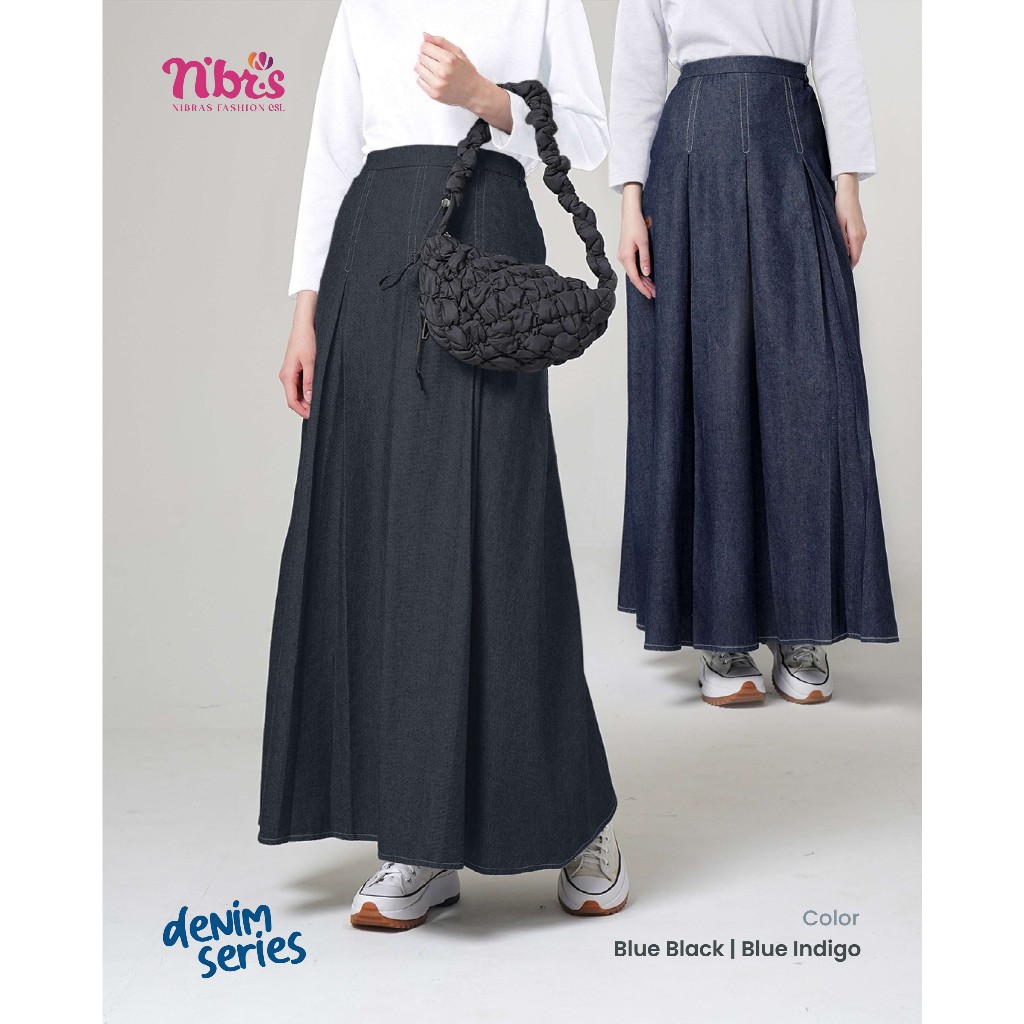 JALANKU BIARU DENIM 004 - NIBRAS ROK JEANS