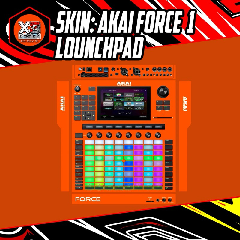 SKINZ AKAI FORCE 1 ALL VARIAN COLOUR & CUSTOM DESIGN