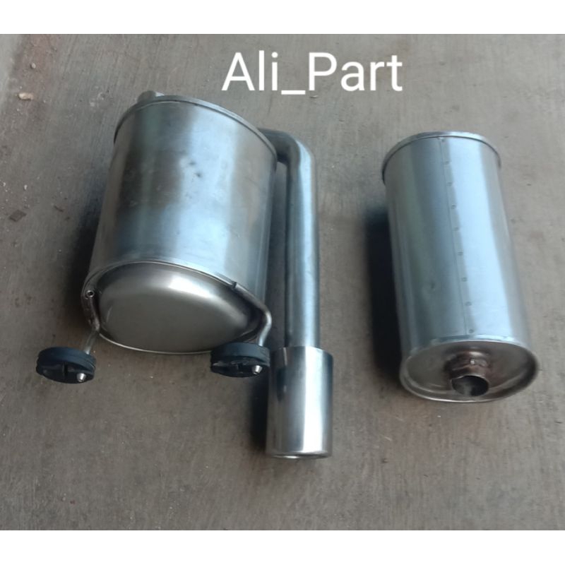 Knalpot + Resonator Honda Jazz Ge8 RS Freed PNP Original Copotan