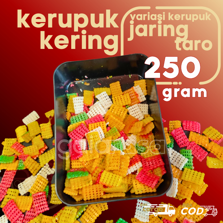 

Kerupuk Bahan Seblak bentuk JARING 250g by GaiaRasa