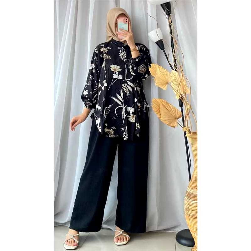 ONE SET LUXURY/LUXURY MIX CRINKEL/LUXURY MOTIF ANGGREK/ONE SET TERBARU DAN TERMURAH/ONE SET KERJAWAN