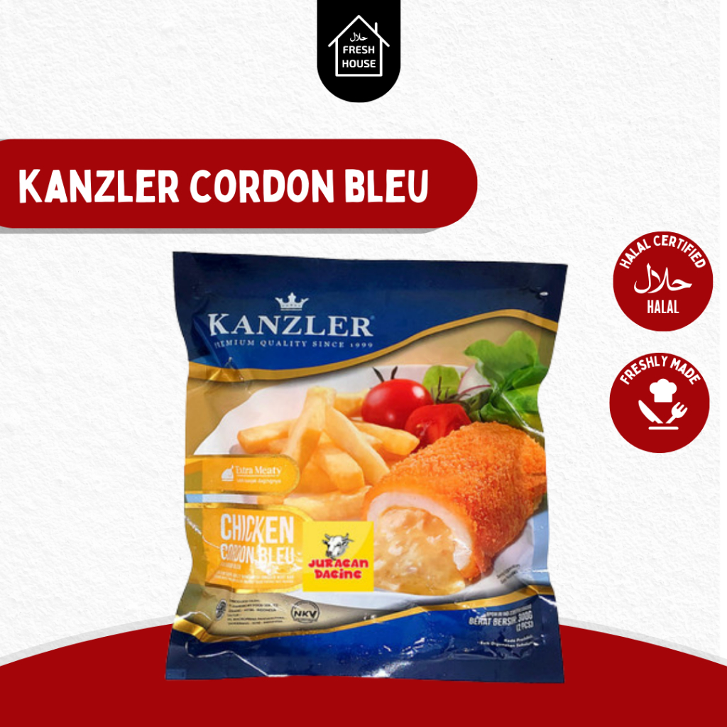 

KANZLER CHICKEN CORDON BLEU 300GR ISI 2PCS