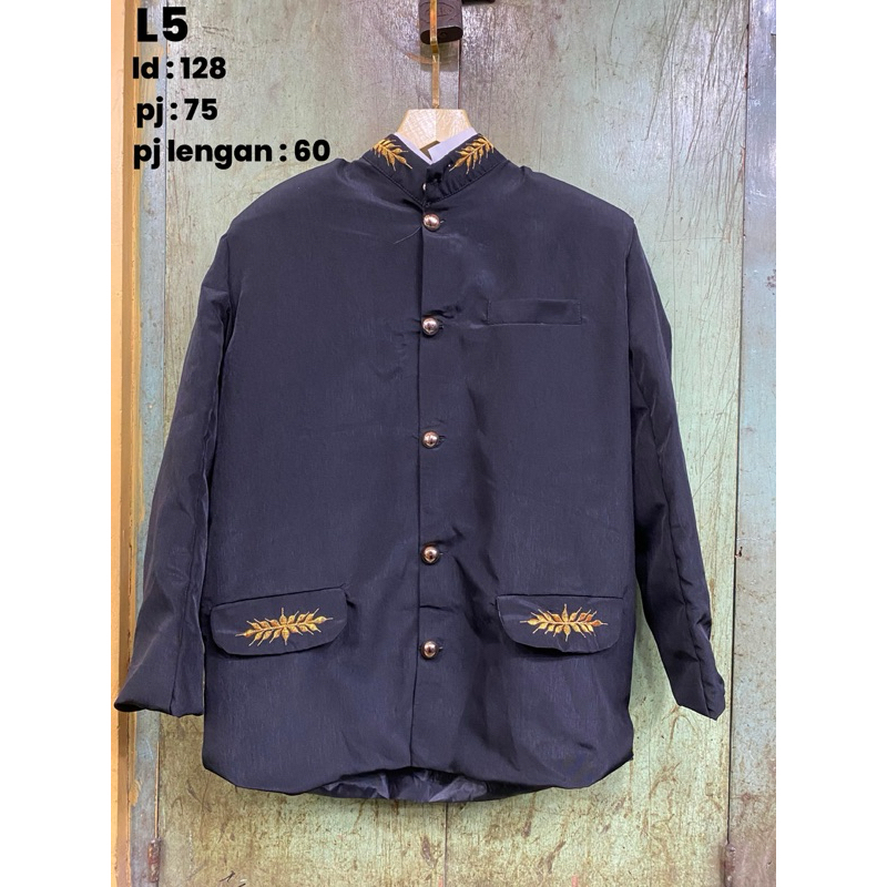 Basofi sunda bordir/Beskap sunda bordir hitam