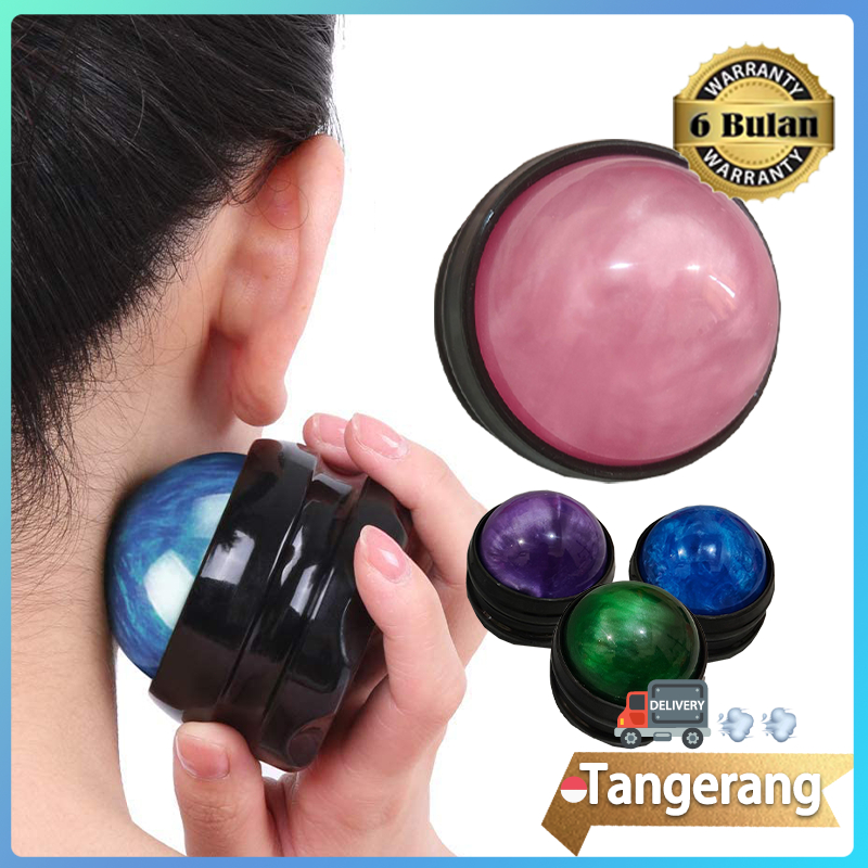 Bola Roller Massage Multifungsi Alat Pijat Betis Kaki Alat Pijat Leher Yoga Roller Bola