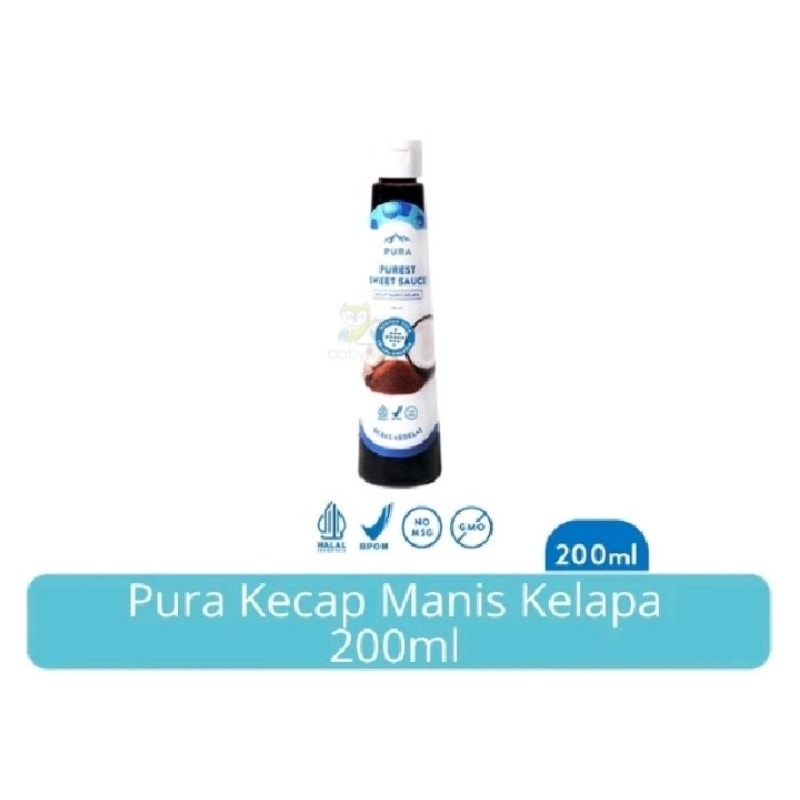 

Pura Kecap Manis 200ml - Purest Sweet Sauce - Rendah Gula - Organik - Rendah Kalori