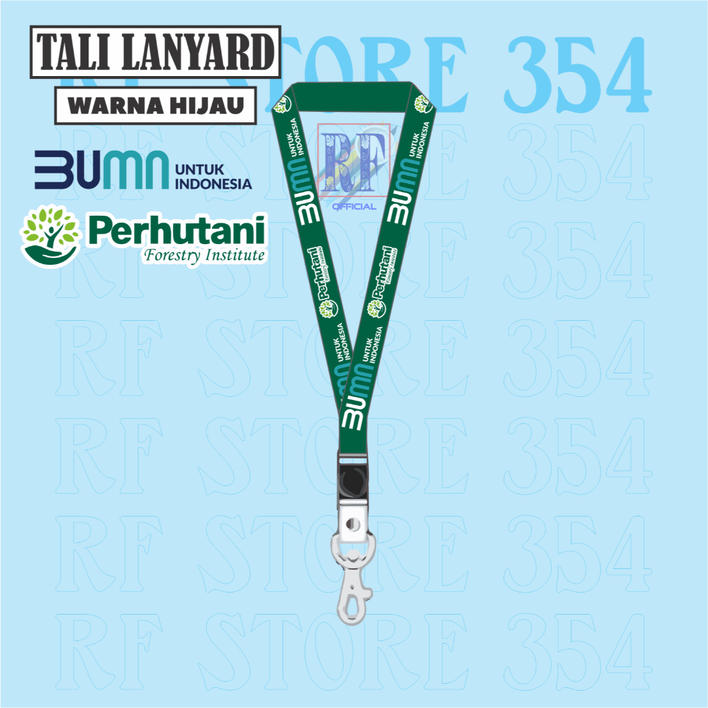 

TALI LANYARD BUMN PERHUTANI LOGO BUMN MENTRI PERHUTANI - TALI ID CARD GANTUNGAN KUNCI GANTUNGAN FLASHDISK GANTUNGAN NAMETAG TALI LANYARD BEST SELLER COD