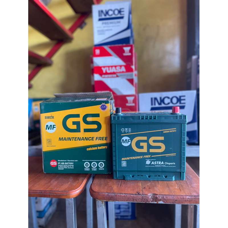 GS MAINTENANCE aki mobil kering 55D23L innova bensin