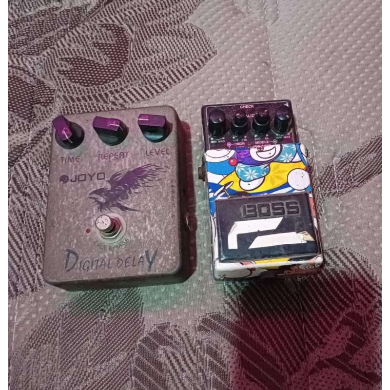 efek gitar boss metalzone dan joyo digital delay second