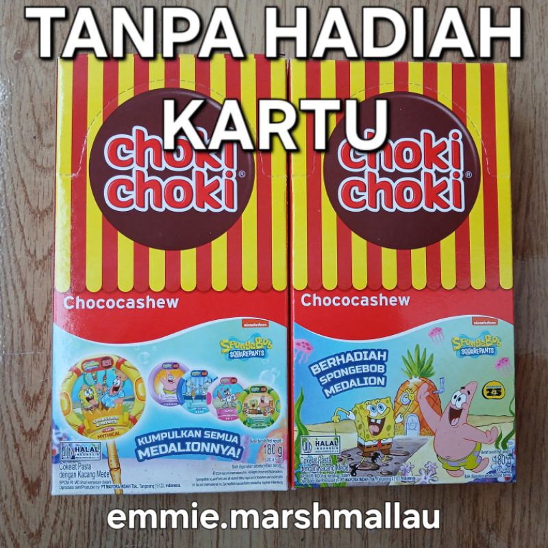 

Choki Choki Coklat Cashew isi 20