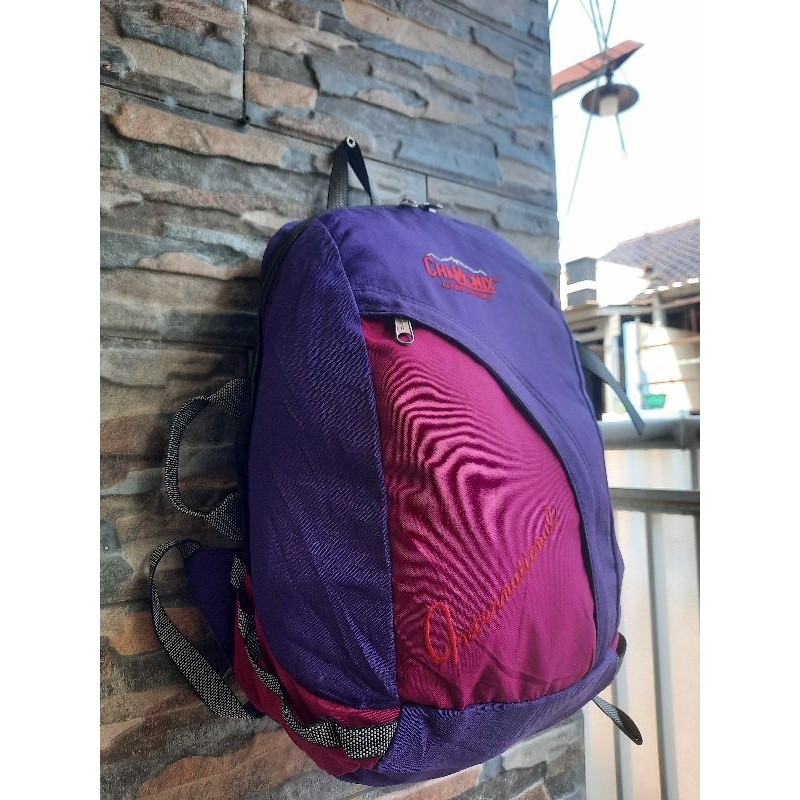 Ransel Ungu CHAMONIX - TAS PRELOVED BRANDED ORIGINAL