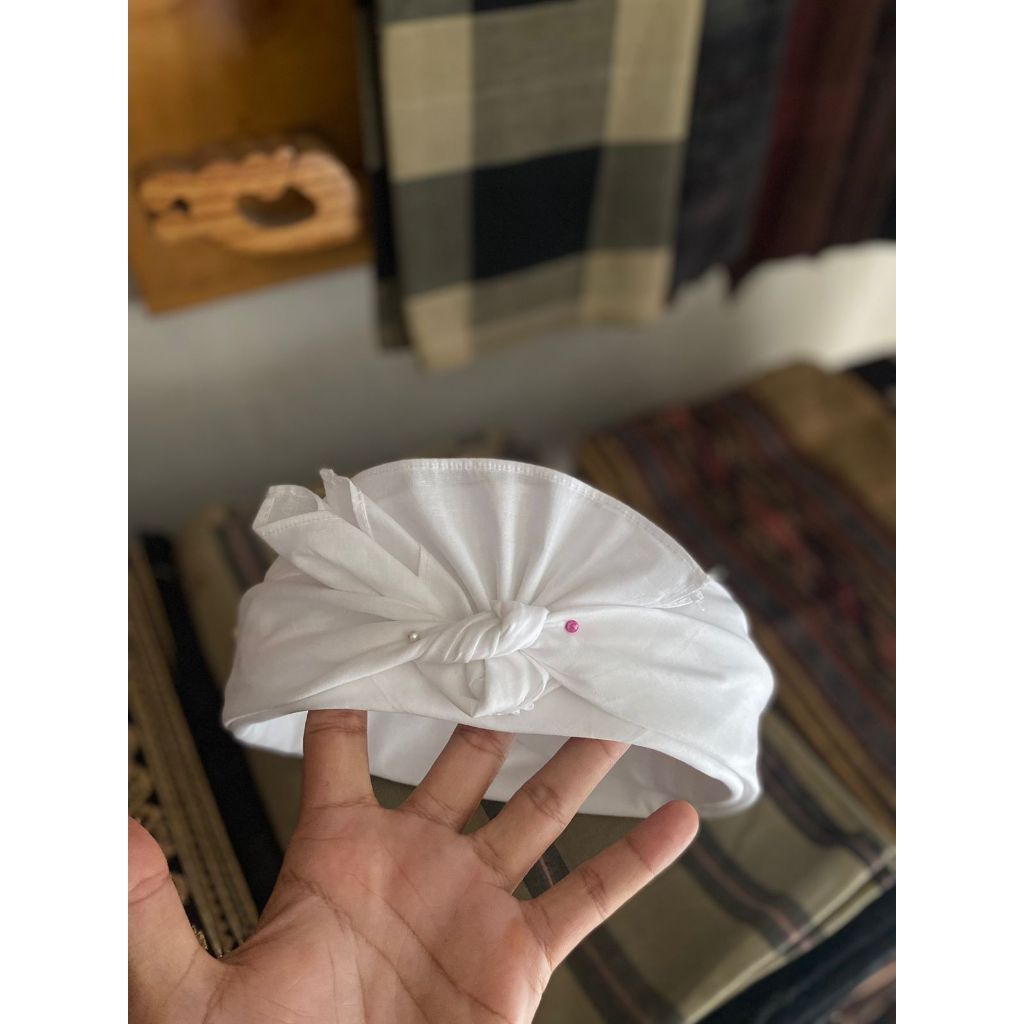 UDENG PUTIH RIMPIT KATUN HALUS JADI / SETENGAH JADI / LEMBARAN