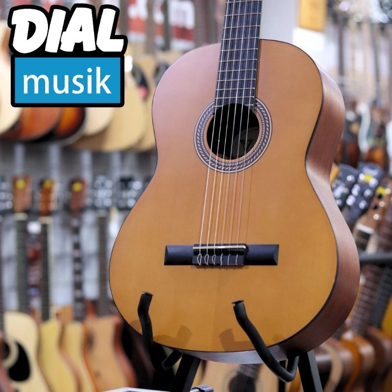 Valencia VC204 Natural Gitar Akustik Klasik Original - VC-204 / VC 204 / Gitar Klasik Nylon Valencia