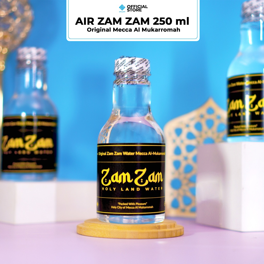 

[250ML-ZAM7] AIR ZAM ZAM ASLI MEKKAH AL MUKARROMAH - 250 ML