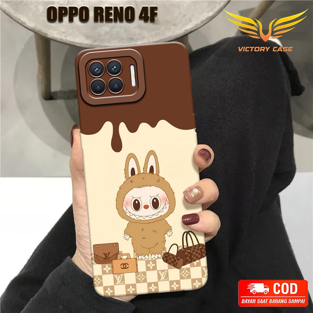 New Labubu Case - Softcase Oppo Reno 4F - Terbaru - Case Hp Oppo Reno 4F - Casing Oppo Reno 4F - Cas