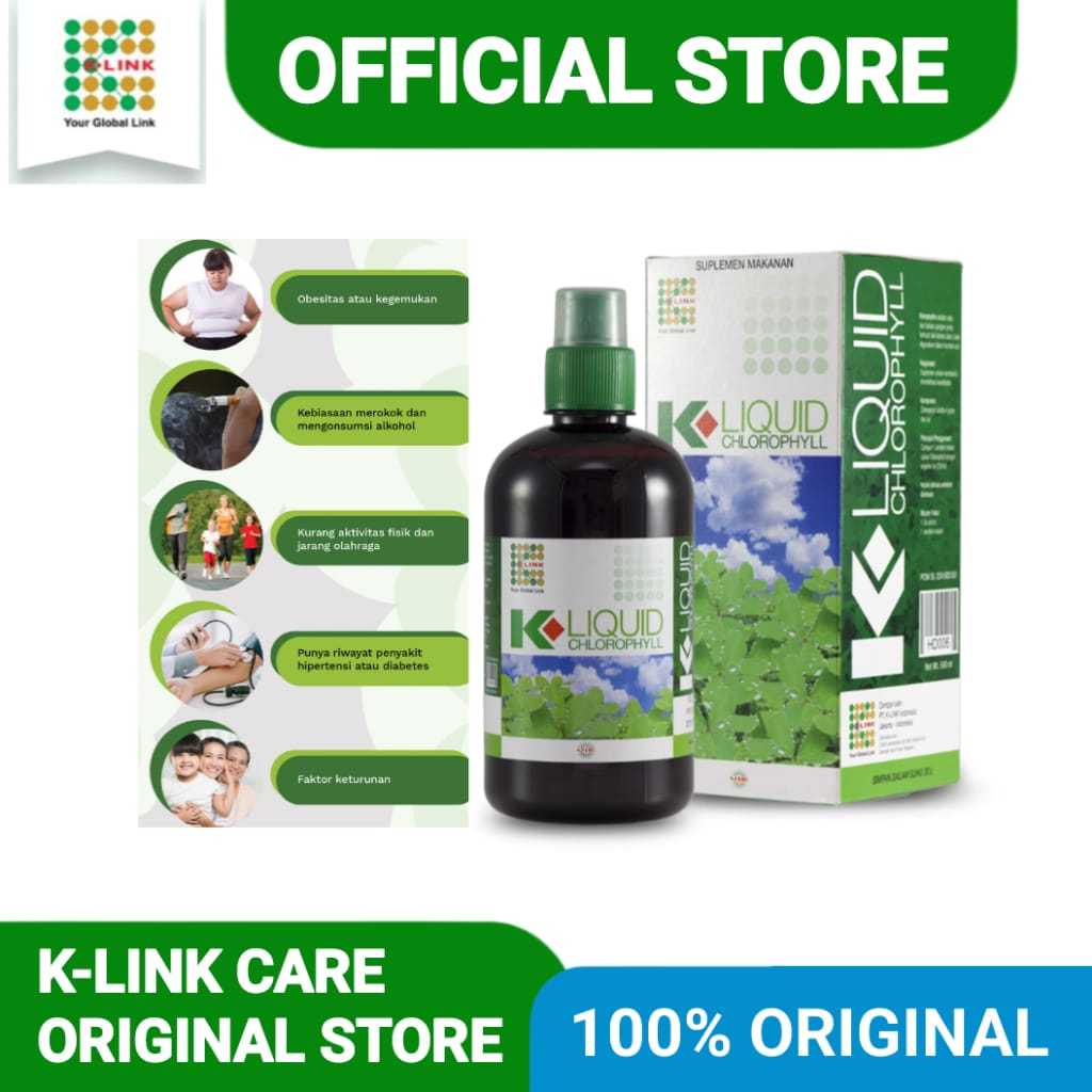 KLOROFIL K LINK.KLOROFIL K LINK ORIGINAL.KLOROFIL K LINK 500 ML.Klorofil K Link Original Asli.K liqu