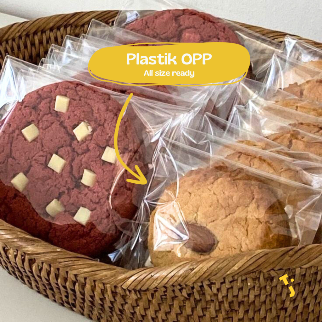 

TJ Plastik Kemasan Cookies OPP 8x8cm