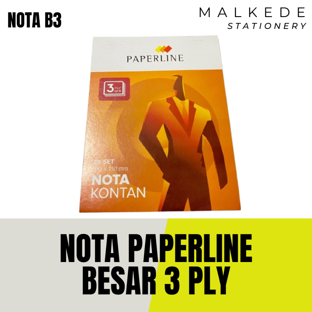 

NOTA KONTAN PAPERLINE BESAR 3 PLY | PPL B 3