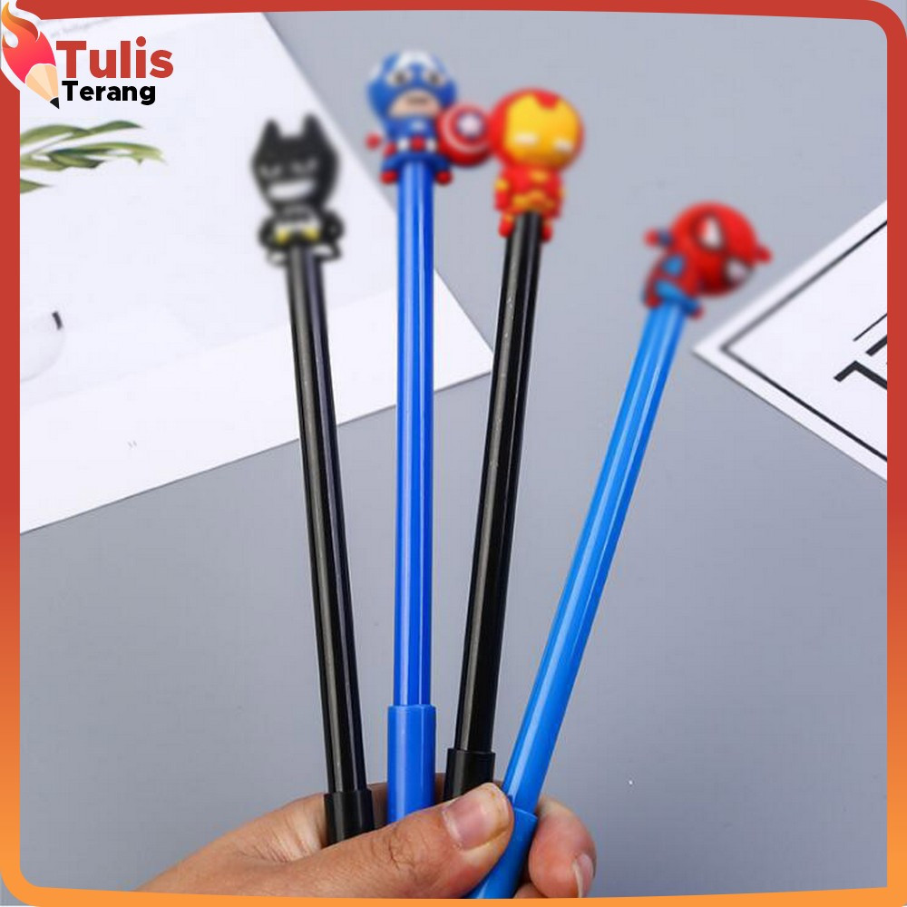 

Pen Hero Alat Tulis Stationary / Pena Hero / Pulpen Gel Karakter Hero Lucu Tulis Terang A12
