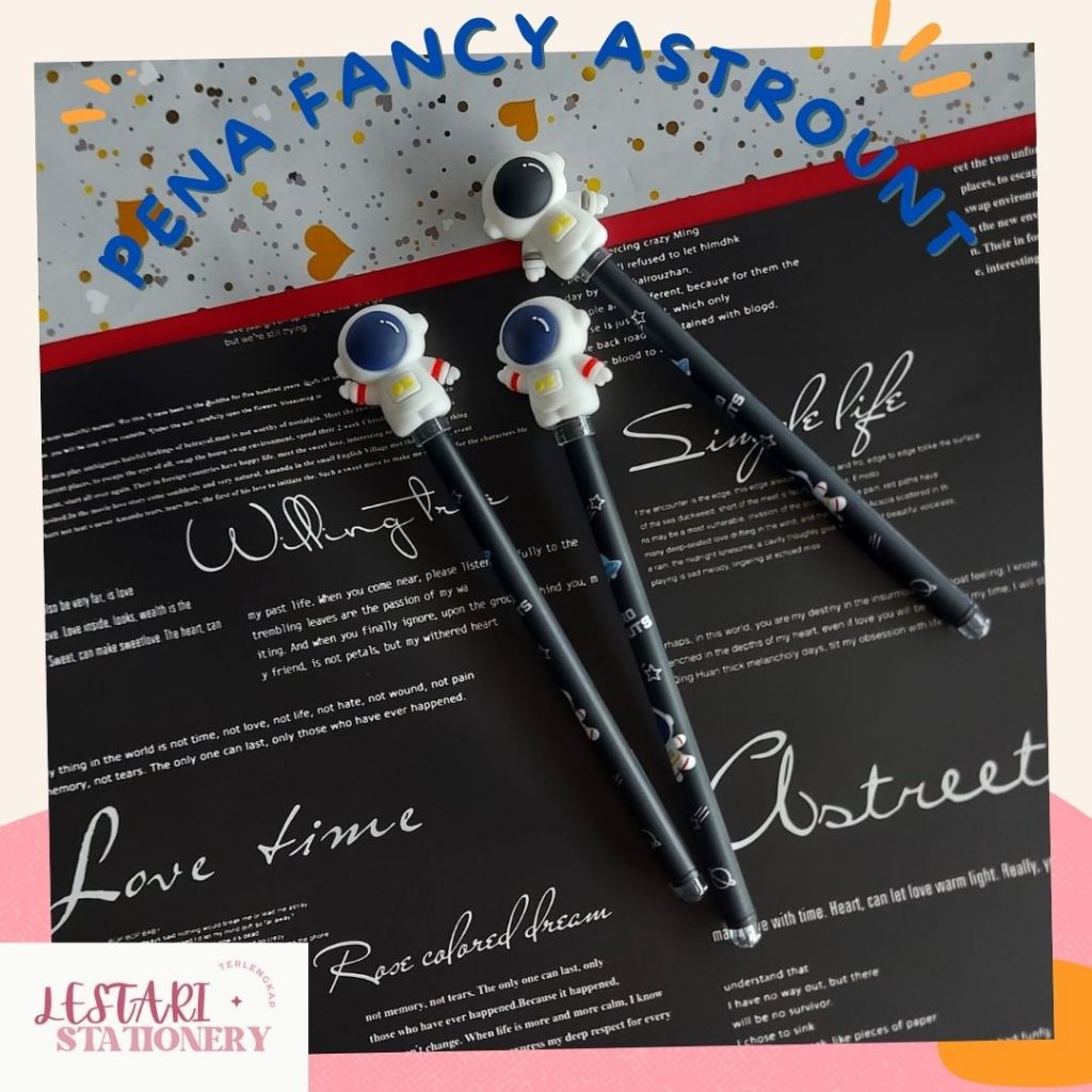 

Pena fancy Karakter Astronot | Pena lucu | Pena Astronout | pen Gel | Lestari Stationery