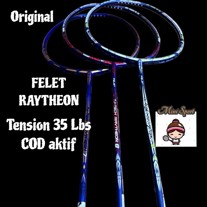 RAKET BADMINTON FELET TJ TECH RAYTHEON 7 8 9