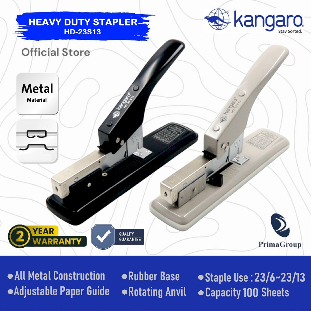 

Heavy Duty / Jepretan / Alat Stapler Jilid Besar HD 23S13 / Hekter 12N/13 Kangaro