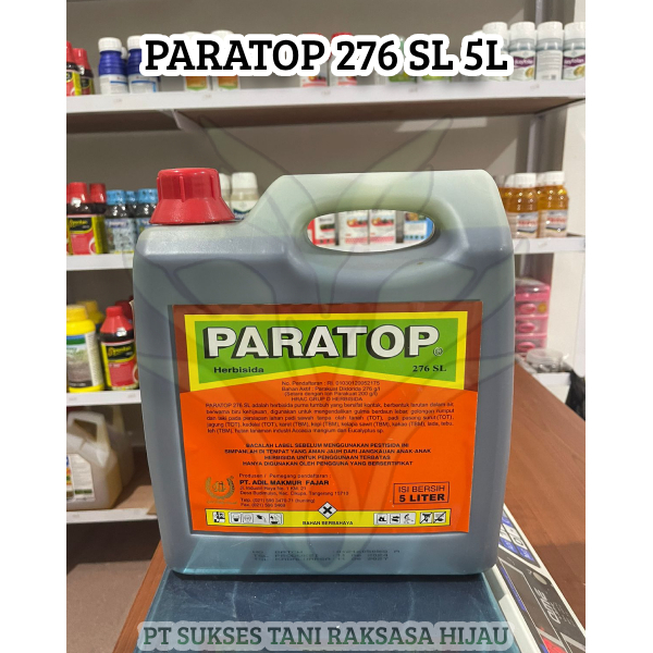 HERBISIDA PARATOP 276 SL 5 LITER/RACUN GULMA DAUN LEBAR, RUMPUT, TEKI TANAMAN PADI, KEDELAI, KARET D