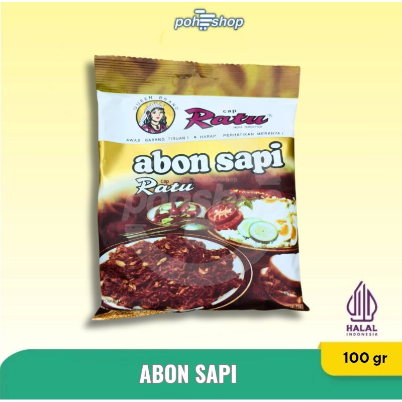 

Abon Sapi cap Ratu 100gr