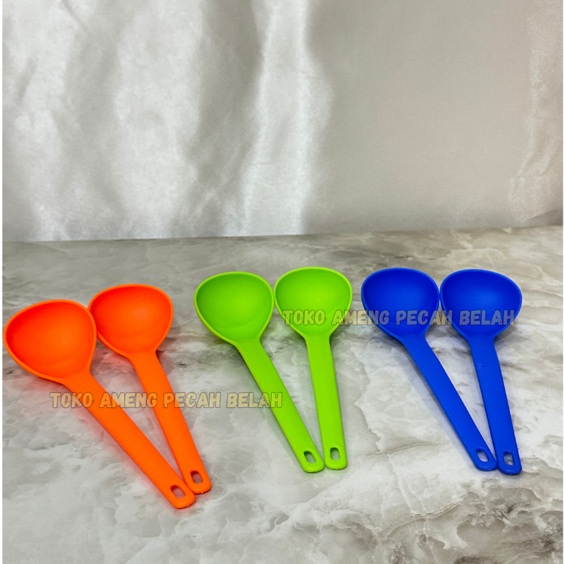 Centong Plastik Sayur Kuah | Centong Es Plastik Cantik | Sendok Sup Buah KH