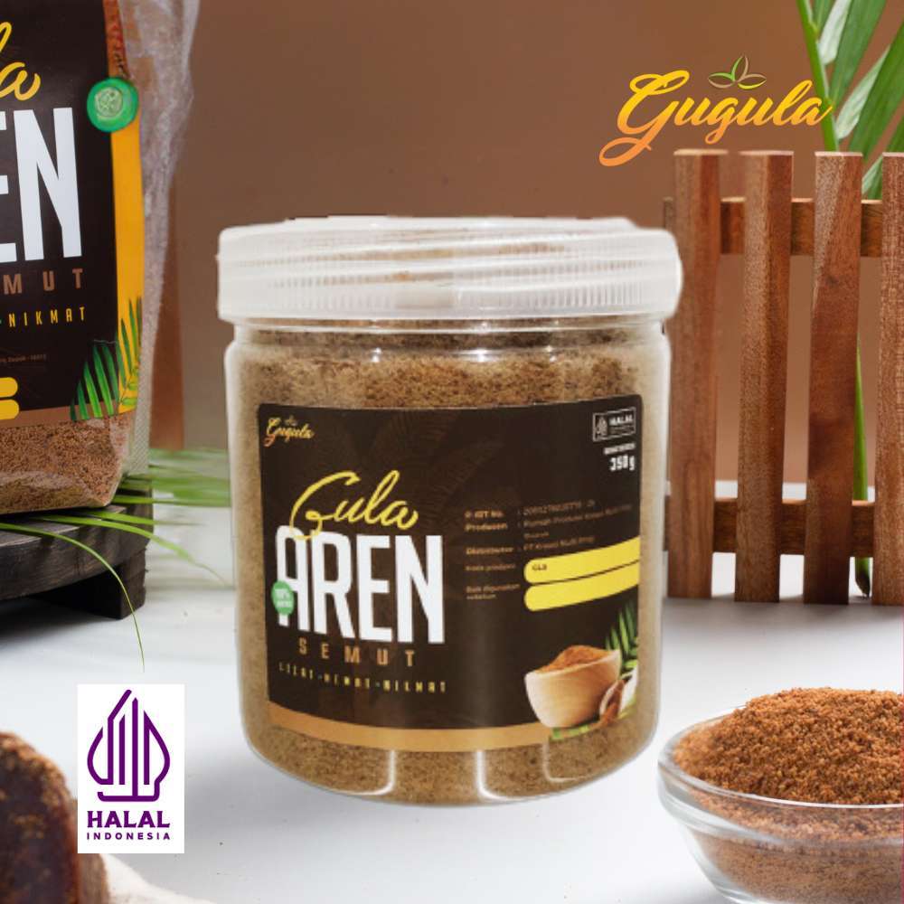 

Gugula Gula Aren Bubuk/Semut 350 gram, Premium dan Halal