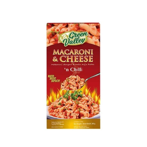 

Green valley macaroni and cheese chili 200 gram