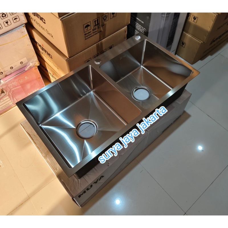 Body kitchen sink 8245 stainless / BCP 2 lubang stainless 8245