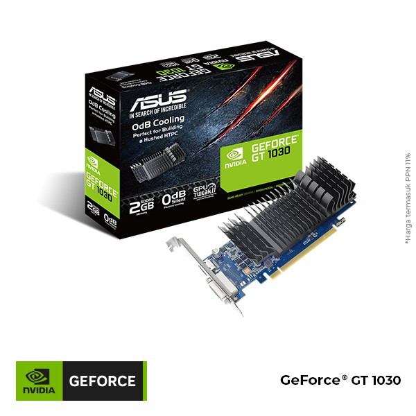 VGA Card ASUS GeForce GT 1030 Silent 2GB GDDR5