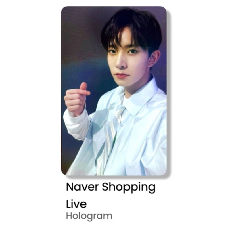 photocard heeseung enhypen naver live showcase manifesto day one mdo hologram
