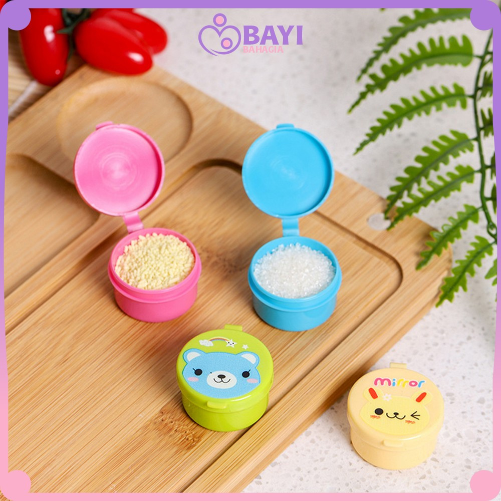 Wadah Tempat Saus Bento Mini Anak Lucu / Saus Cup Botol Saos Tomat Sambal Kecap Selai Anak / Wadah S