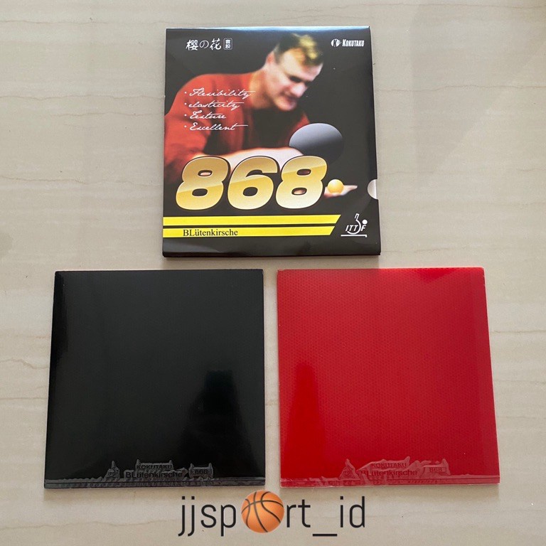 Paling Disukai Karet Bet Pingpong Karet Bet Tenis Meja Karet Bat Pingpong Kokutaku 868 isi 2