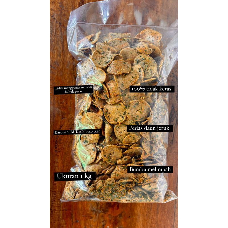 

Basreng Pedas daun jeruk 1 kg
