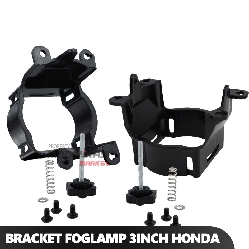 Nat Dudukan Foglamp Honda Universal Bracket Foglamp BILED Honda 3 Inch Universal Baut Atur