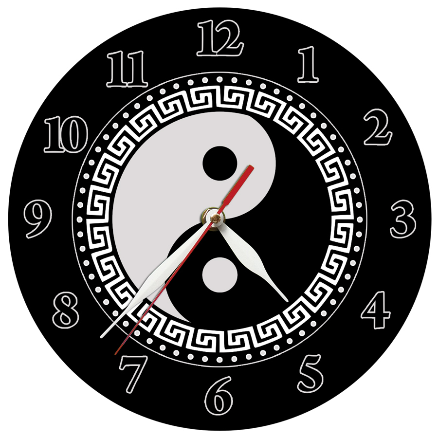 Jam Dinding Yin Yang 06