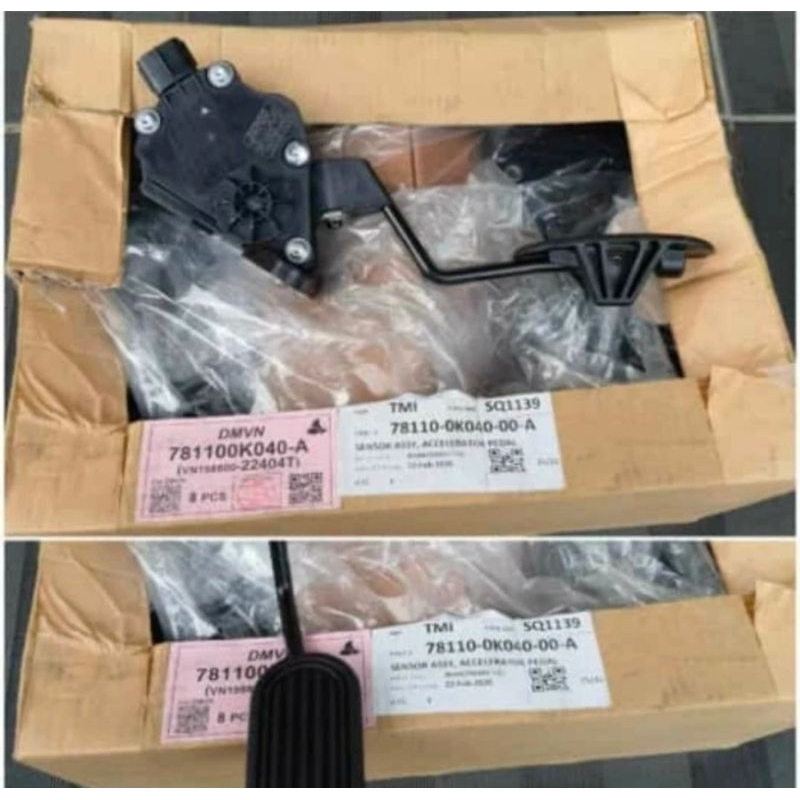 Pedal gas sensor gas innova reborn fortuner hilux 78110-0k040 asli