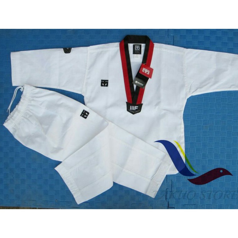 KODE R3L5 DOBOK MOOTO IIIF  SERAGAM TAEKWONDO MOOTO IIIF
