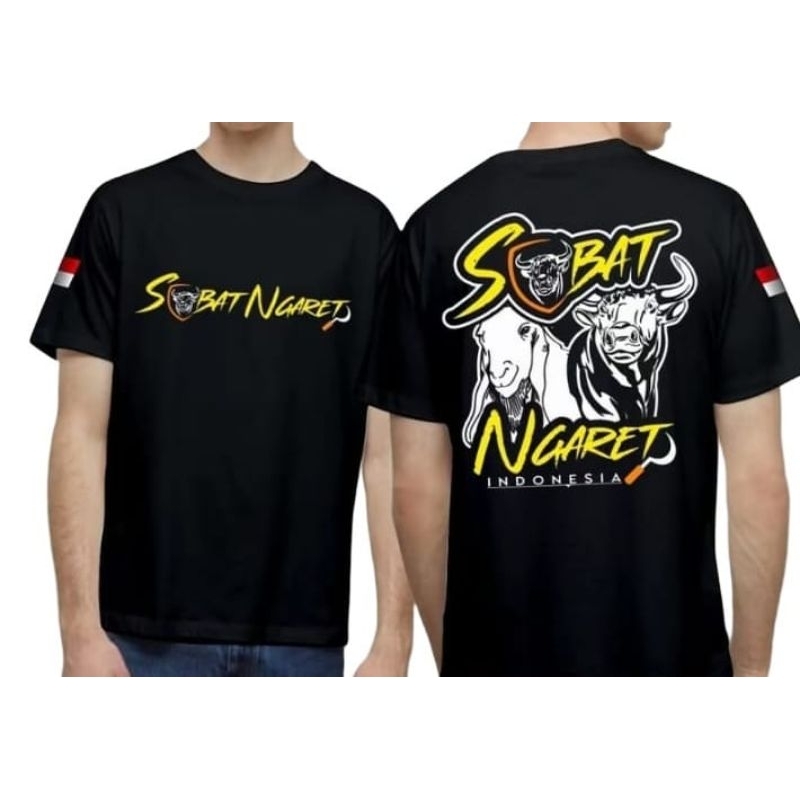 KAOS SOBAT NGARIT DTF KUNING - DISTRO KEREN VIRAL KEKINIAN KAOS TUKANG NGARIT