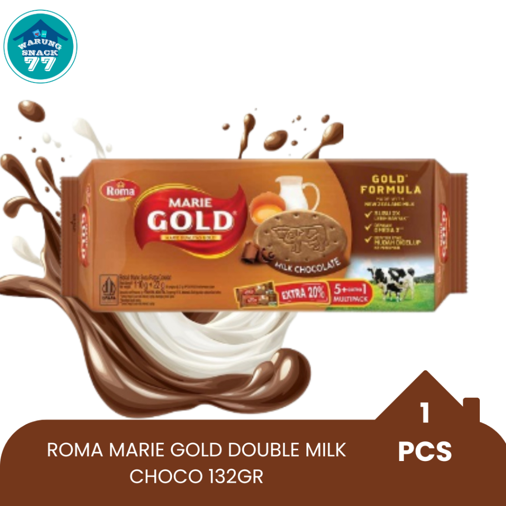 

ROMA MARIE GOLD DOUBLE MILK CHOCO 132GR