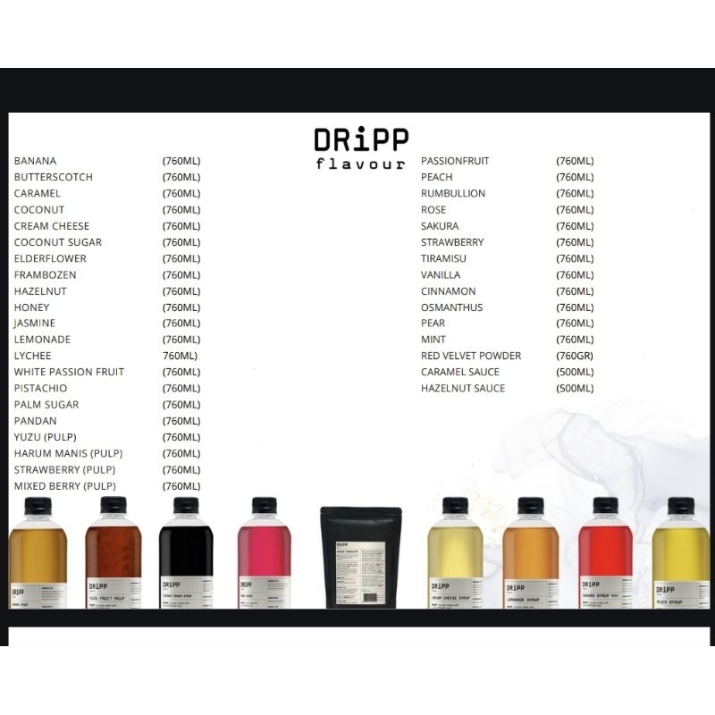 

SYRUP DRIPP ALL VARIANT