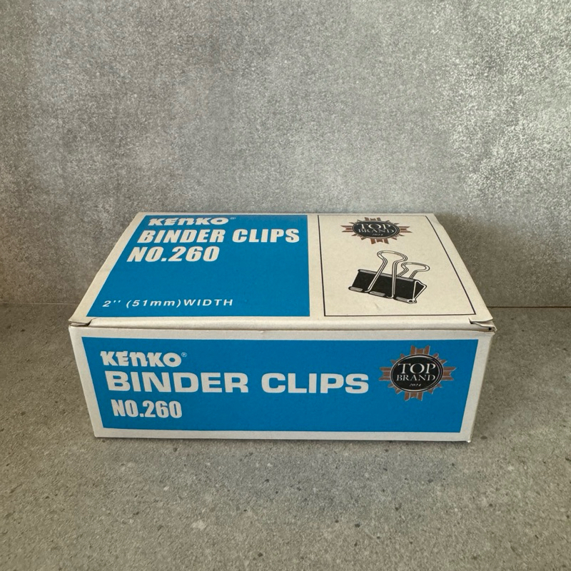 

binder clips kenko no.260 (1 pack isi 12 pcs)
