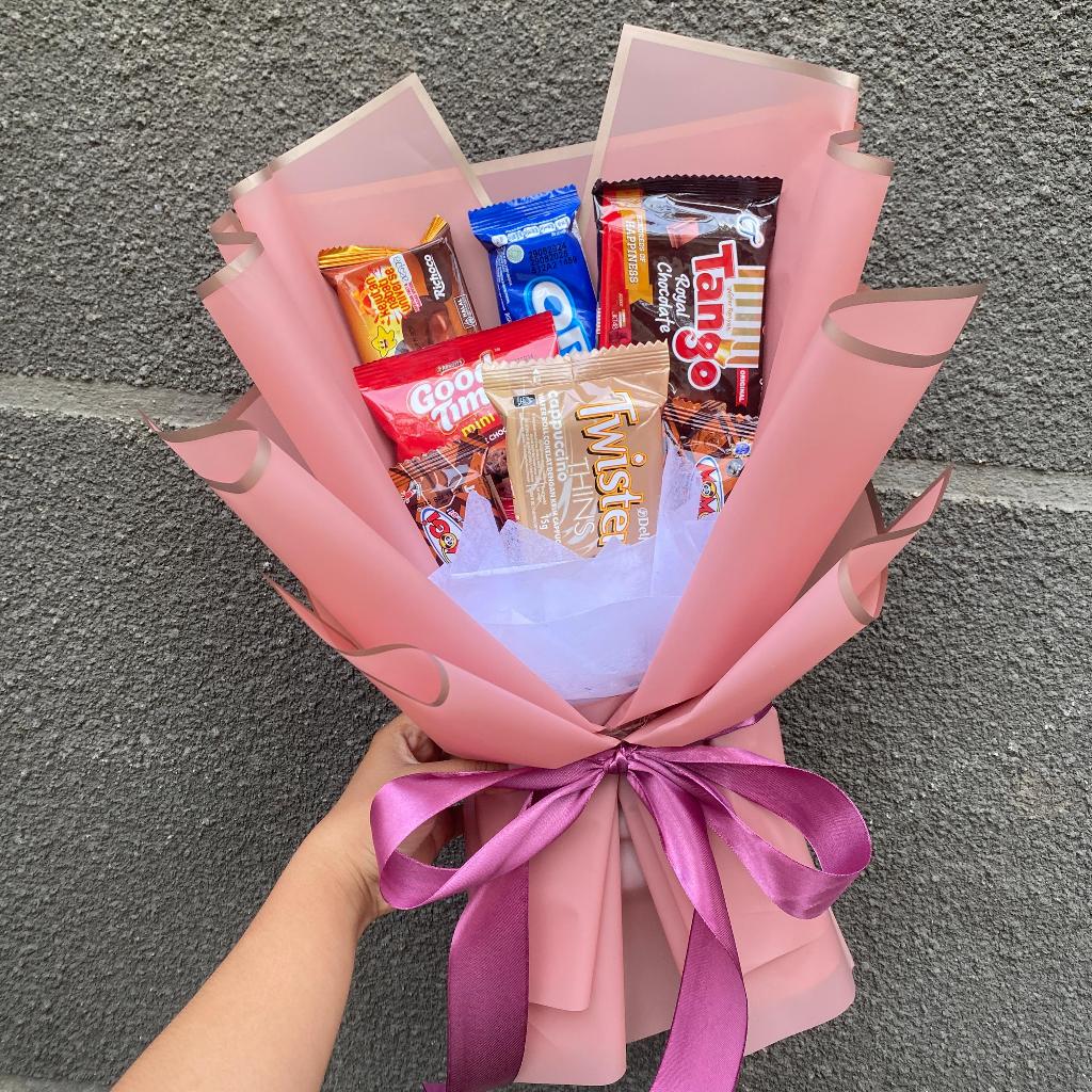 bouquet snack / bouquet jajan / buket jajan / buket snack / bucket snack / buket wisuda / buket ulan