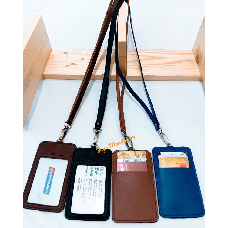 

Pusat Irit Id Card kulit Name Tag Kulit Card Holder Termurah model simpel elegan